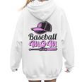 Baseball Mom Club Cool Women Hoodie Back Print Baseball Mom Club Cool Women Hoodie Back Print