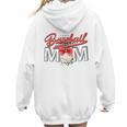 Baseball Mom Coquette Pink Bow Baseball Mama Premium Women Hoodie Back Print Baseball Mom Coquette Pink Bow Baseball Mama Premium Women Hoodie Back Print