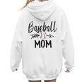 Baseball Mom Cute Arrow Father's Mother's Xmas Day Women Hoodie Back Print