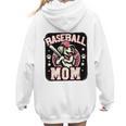 Baseball Mom Dog Mother's In My Baseball Mom Era Women Hoodie Back Print