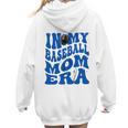 In My Baseball Mom Ear Blue Women Hoodie Back Print