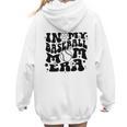 In My Baseball Mom Era Retro Groovy Sports Parent Women Hoodie Back Print In My Baseball Mom Era Retro Groovy Sports Parent Women Hoodie Back Print