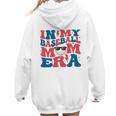 In My Baseball Mom Era Smile Face Retro Women Hoodie Back Print In My Baseball Mom Era Smile Face Retro Women Hoodie Back Print