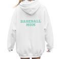 In My Baseball Mom Era Tee Game Day Baseball Mom Life Women Hoodie Back Print