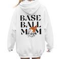 Baseball Mom Game Day Game Day Women Hoodie Back Print
