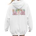 Baseball Mom Groovy Game Day Women Hoodie Back Print Baseball Mom Groovy Game Day Women Hoodie Back Print