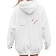 Baseball Mom My Heart Favorite Player On The Field Quote Women Hoodie Back Print