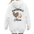 Baseball Mom Leopard Heart Baseball Player Kids Women Hoodie Back Print Baseball Mom Leopard Heart Baseball Player Kids Women Hoodie Back Print