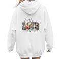 Baseball Mom Leopard For The Love Of The Game Bleached Women Women Hoodie Back Print Baseball Mom Leopard For The Love Of The Game Bleached Women Women Hoodie Back Print