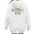 Baseball Mom Leopard Print Baseball Mother's Day Women Hoodie Back Print Baseball Mom Leopard Print Baseball Mother's Day Women Hoodie Back Print