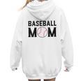 Baseball Mom Mommy Mama Mother's Day Women Retro Ball Sports Women Hoodie Back Print