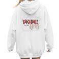 Baseball Mom Mommy Baseball Player Premium Women Hoodie Back Print Baseball Mom Mommy Baseball Player Premium Women Hoodie Back Print