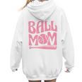 Baseball Mom Pride Heart And Bat Love Game Day Women Hoodie Back Print Baseball Mom Pride Heart And Bat Love Game Day Women Hoodie Back Print