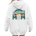 Baseball Mom Rainbow Game Day Women Hoodie Back Print Baseball Mom Rainbow Game Day Women Hoodie Back Print