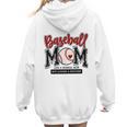 Baseball Mom Red Varsity Baseball Mama Cute Mother's Day Women Hoodie Back Print Baseball Mom Red Varsity Baseball Mama Cute Mother's Day Women Hoodie Back Print