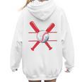 Baseball Mom Red Women Hoodie Back Print Baseball Mom Red Women Hoodie Back Print
