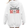 Baseball Mom Retro Distressed Baseball Family Matching Women Hoodie Back Print Baseball Mom Retro Distressed Baseball Family Matching Women Hoodie Back Print