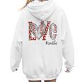 Baseball Mom Shirt Heart Love Baseball Omilife Women Hoodie Back Print