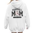 Baseball Mom Shirt Baseball Mama Loud And Proud Women Hoodie Back Print