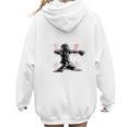Baseball Mom My Son Will Be Waiting For You At Home Premium Tri-Blend Women Hoodie Back Print