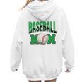 Baseball Mom Sports Green Women Hoodie Back Print Baseball Mom Sports Green Women Hoodie Back Print