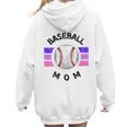 Baseball Mom Sports Mom Proud Baseball Mom Women Hoodie Back Print