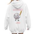 Baseball Mom Sports Quote Women Hoodie Back Print Baseball Mom Sports Quote Women Hoodie Back Print