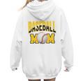 Baseball Mom Sports Mom Yellow Women Hoodie Back Print Baseball Mom Sports Mom Yellow Women Hoodie Back Print