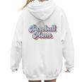 Baseball Mom Sporty Retro Baseball Team Momma Gray Women Hoodie Back Print Baseball Mom Sporty Retro Baseball Team Momma Gray Women Hoodie Back Print
