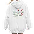 Baseball Mom's Favorite Game Day Premium Women Hoodie Back Print