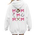 Baseball Nana Era Bows Baseball Mom Women Women Hoodie Back Print Baseball Nana Era Bows Baseball Mom Women Women Hoodie Back Print