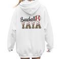 Baseball Yaya Women BallPark Yaya Baseball Mom Mother's Day Women Hoodie Back Print Baseball Yaya Women BallPark Yaya Baseball Mom Mother's Day Women Hoodie Back Print
