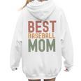 Best Baseball Mom Sports Cute Moms Day Premium Women Hoodie Back Print