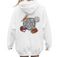 My Boy Might Not Always Swing Baseball Mom Premium Women Hoodie Back Print My Boy Might Not Always Swing Baseball Mom Premium Women Hoodie Back Print