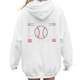 You Can't Scare Me I Have a Son Baseball Mom Women Hoodie Back Print You Can't Scare Me I Have a Son Baseball Mom Women Hoodie Back Print