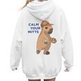 Capybara Calm Your Mitts Baseball Mom Sport Lover Tee Women Hoodie Back Print Capybara Calm Your Mitts Baseball Mom Sport Lover Tee Women Hoodie Back Print
