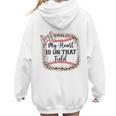 Cute Baseball Mom My Heart On That Field Sister Girl Toddler Women Hoodie Back Print Cute Baseball Mom My Heart On That Field Sister Girl Toddler Women Hoodie Back Print