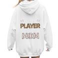 My Favorite T-Ball Player Calls Me Mom Baseball Mom Tee Ball Women Hoodie Back Print