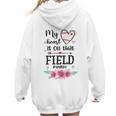 My Heart Is On That Field Ball Gigi Baseball Mom Women Hoodie Back Print My Heart Is On That Field Ball Gigi Baseball Mom Women Hoodie Back Print