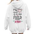 My Heart Is On That Field Ball Nana Baseball Mom Women Hoodie Back Print My Heart Is On That Field Ball Nana Baseball Mom Women Hoodie Back Print