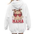 Heart Glasses Baseball Mama Baseball Mom Mother's Day Women Hoodie Back Print Heart Glasses Baseball Mama Baseball Mom Mother's Day Women Hoodie Back Print