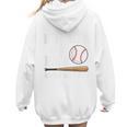 I'm His 1 Fan Since Day One Baseball Mom Women Hoodie Back Print