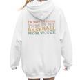 I'm Not Yelling This Is My Baseball Mom Voice Baseball Mom Women Hoodie Back Print I'm Not Yelling This Is My Baseball Mom Voice Baseball Mom Women Hoodie Back Print