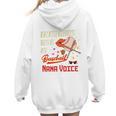 I'm Not Yelling This Is My Baseball Nana Voice Baseball Mom Premium Women Hoodie Back Print I'm Not Yelling This Is My Baseball Nana Voice Baseball Mom Premium Women Hoodie Back Print