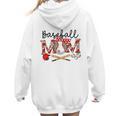 Leopard Baseball Mom Game Day Vibes Mother's Day Women Hoodie Back Print Leopard Baseball Mom Game Day Vibes Mother's Day Women Hoodie Back Print