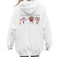 Let's Play Ball Boys Baseball Mom Women Hoodie Back Print