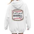 Loud & Proud Baseball Mom Women Women Hoodie Back Print Loud & Proud Baseball Mom Women Women Hoodie Back Print