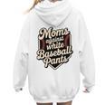 Moms Against Baseball Pants Baseball Mom Premium Tri-Blend Women Hoodie Back Print