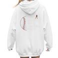 Moms Against Baseball Pants Baseball Mom Premium Women Hoodie Back Print