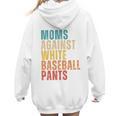 Moms Against Baseball Pants Baseball Mom Retro Women Hoodie Back Print Moms Against Baseball Pants Baseball Mom Retro Women Hoodie Back Print